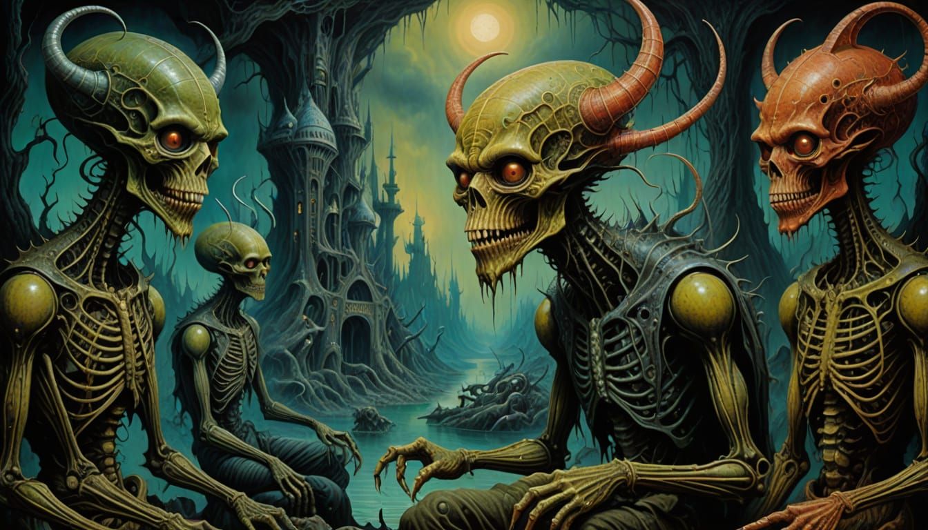 MEETING OF THE FREAKS IN WEIRDVILLE CENTRAL