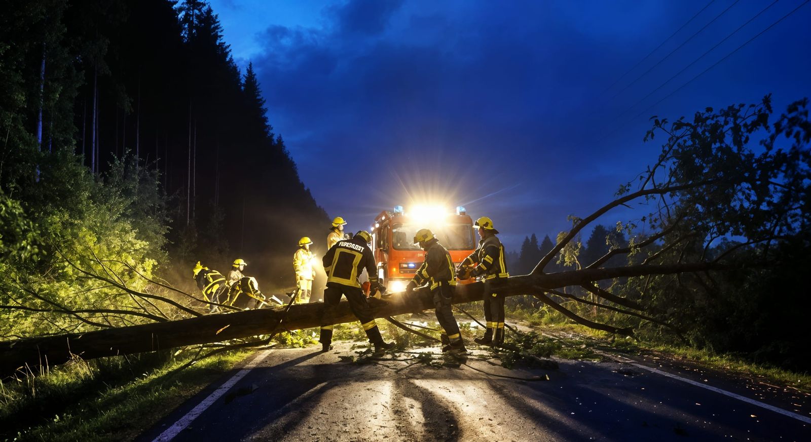 Emergency Response Under Starry Night Skies