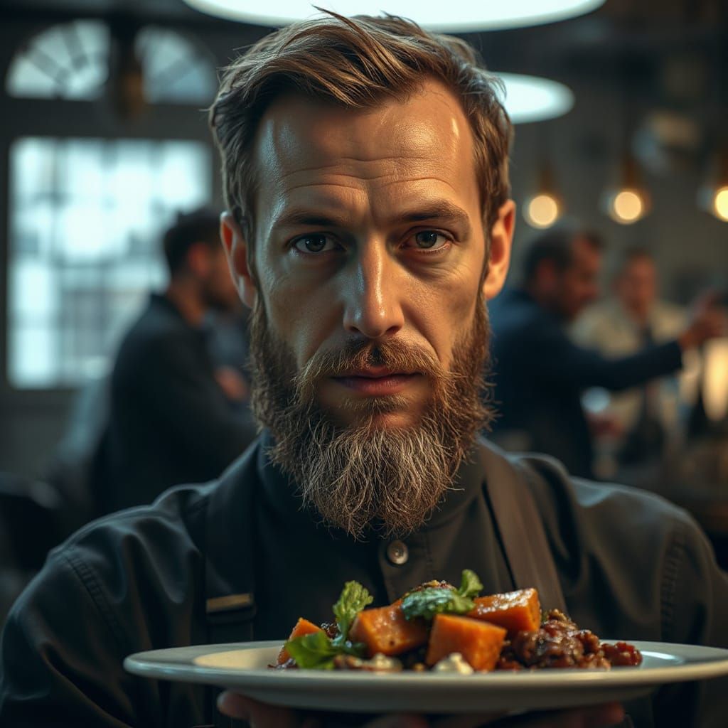 Hyperrealistic Braised Manager in High Definition