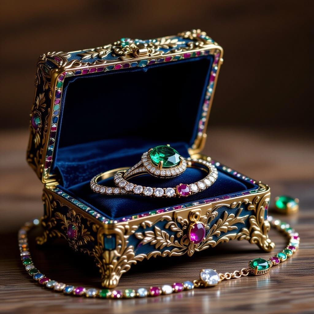 AI Generated Gem Box