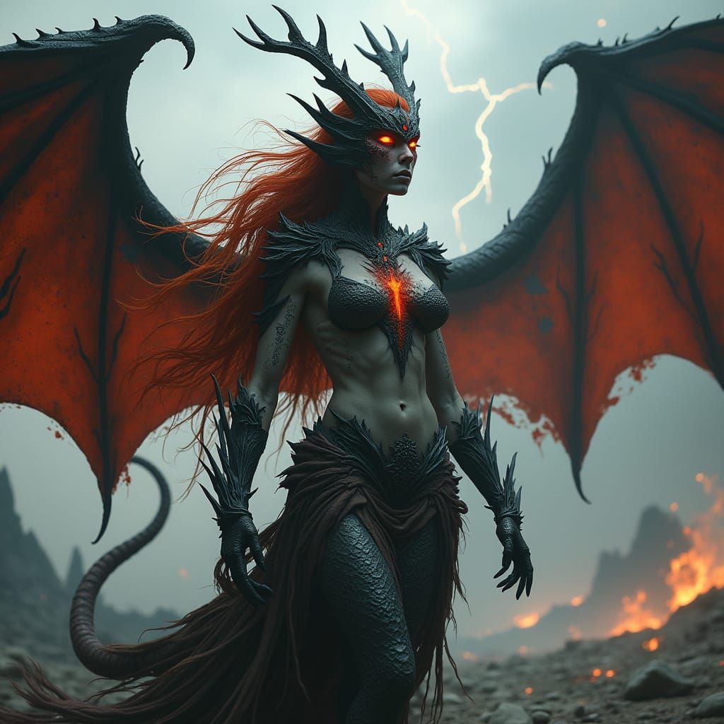 Cyberpunk Apocalypse Queen