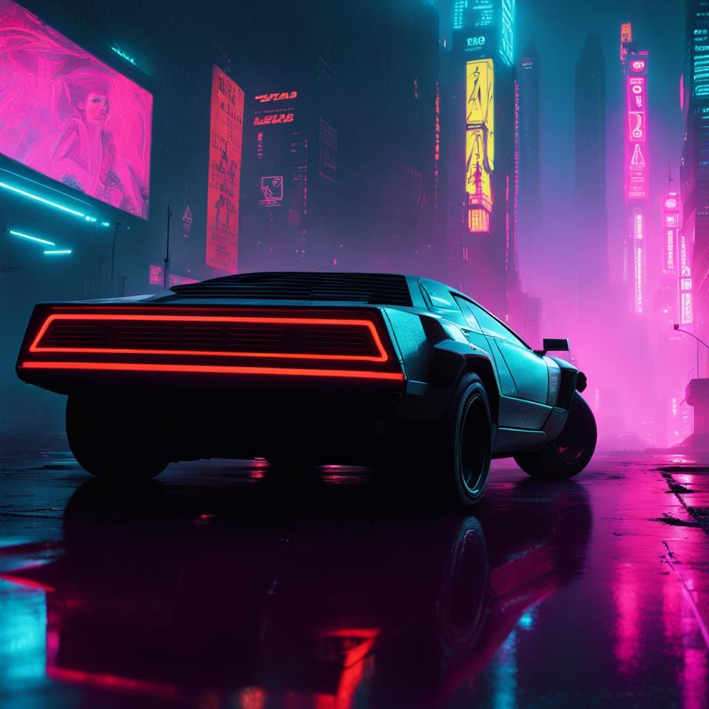 Cyberpunk 2099 Neon Cityscape Wallpaper