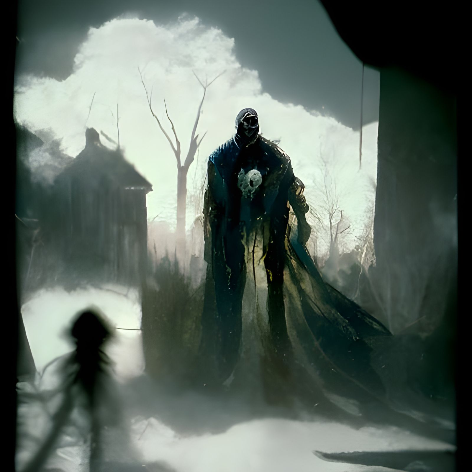 Sinister Haunted Scene by Rutkowski