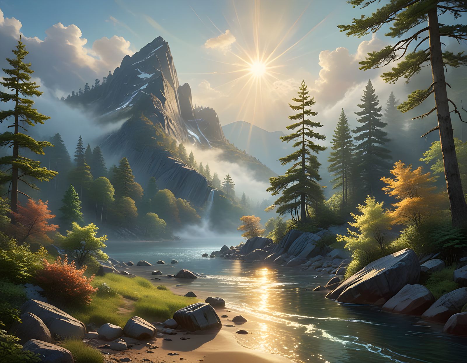 Nostalgic Newfound Lake at Dawn