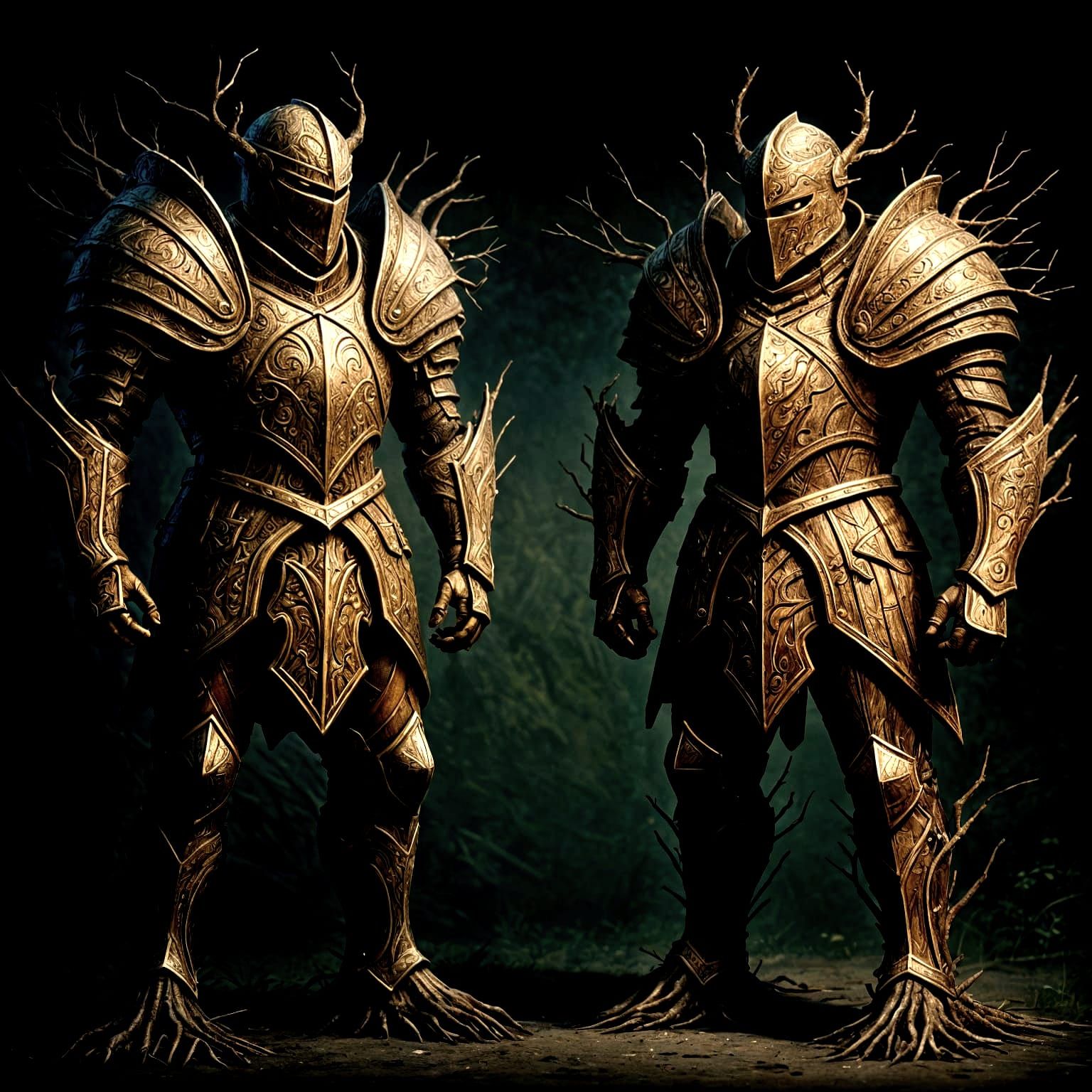 Heroic Wooden Knights Ready for Quest