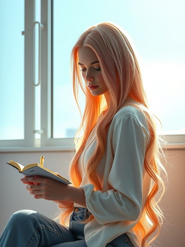 Modern Muse Writes Her Love Story in Sunny Serenity