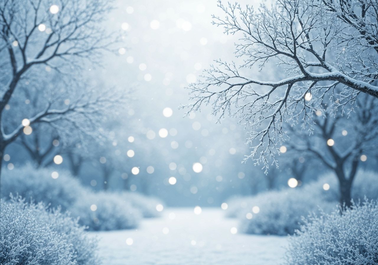 Woolly Mammoth in Icy Landscape, Fantasy Aesthetic