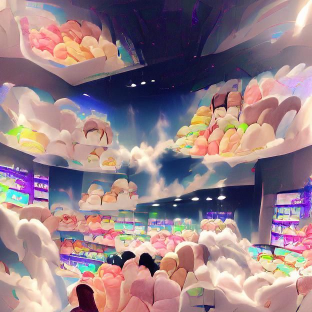 Ethereal Dusk Sky with Pastel Clouds