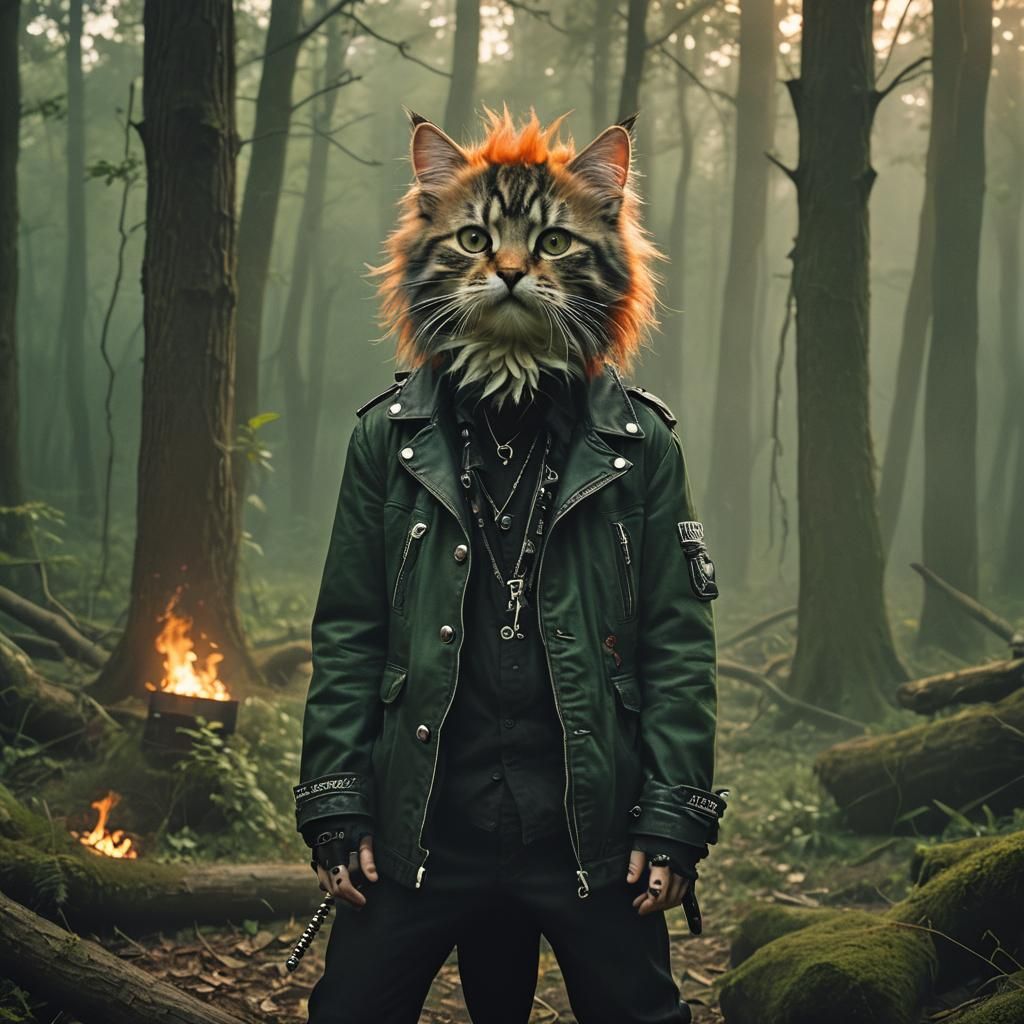 Kitten Emo Punk Band Performance in Film Still