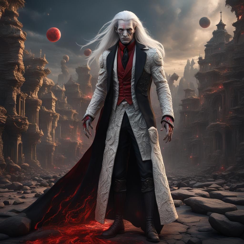Mysterious Reptilian Magician in Detailed Fantasy Art