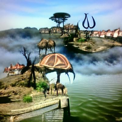 AI Generated Image of Morrowind