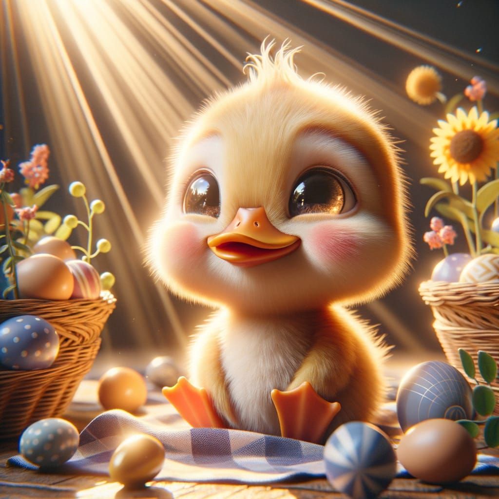 Sunny Baby Duck
