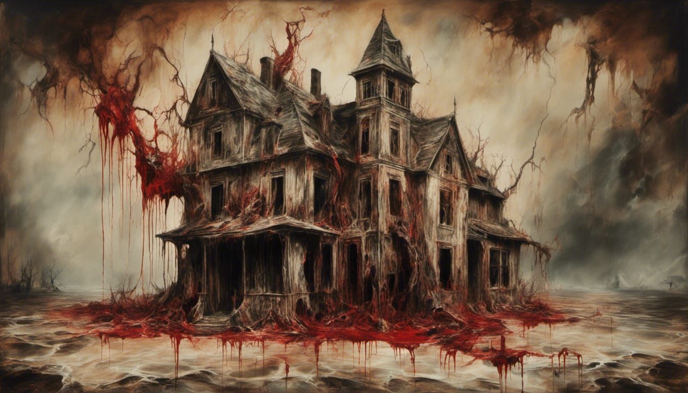 Surreal Flesh House in Salvador Dali Style