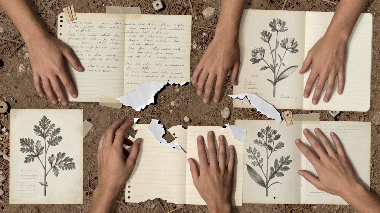 Surreal Collage with Dirt Textures and Broken Perspective