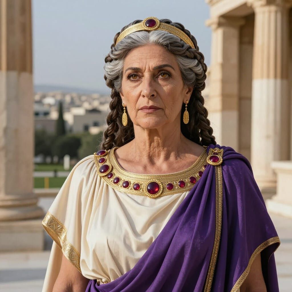 Hellenistic Queen Antiokhis of Antioch, 163 BCE