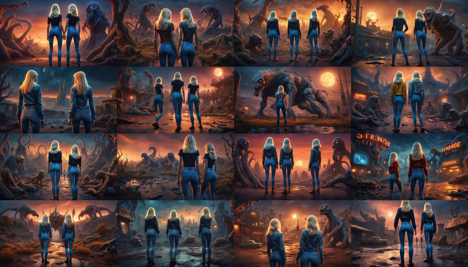 Blonde Women in a Twilight Zone World