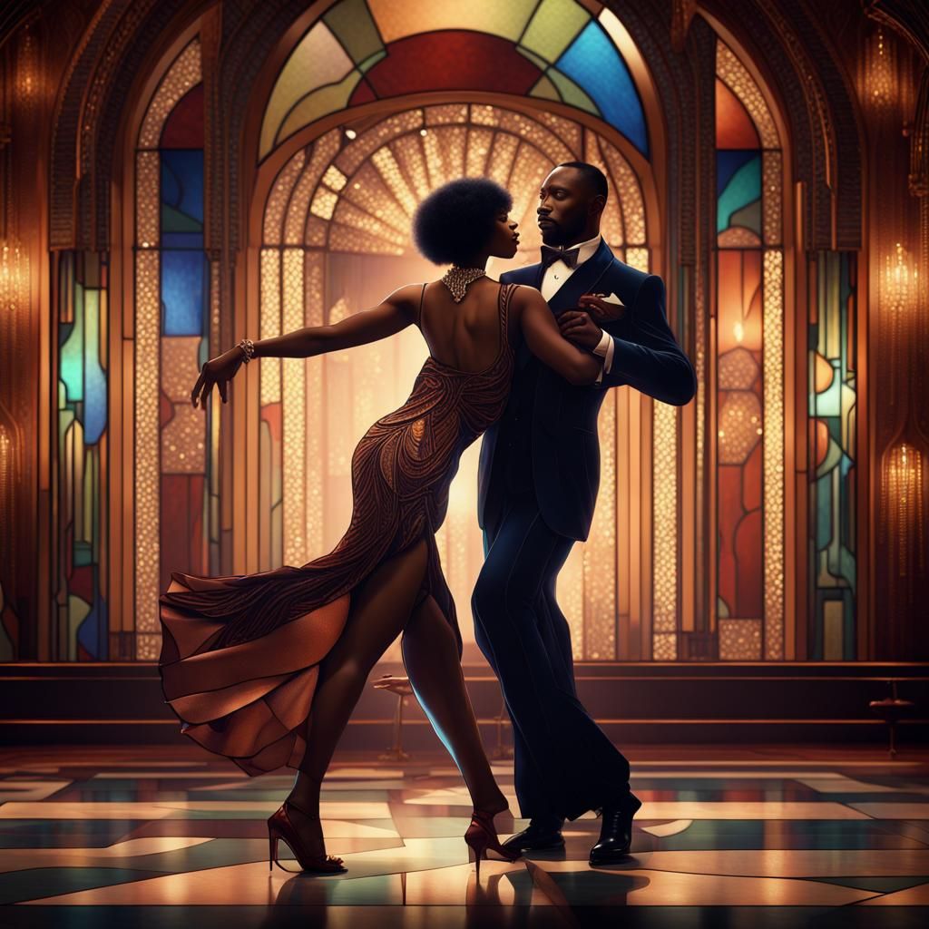Roaring Twenties Tango in Art Deco Style
