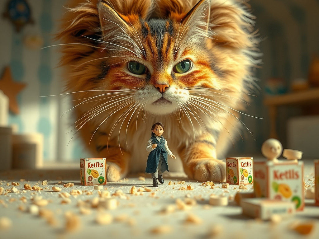 Pea-Sized Person's Giant Kitchen Adventure