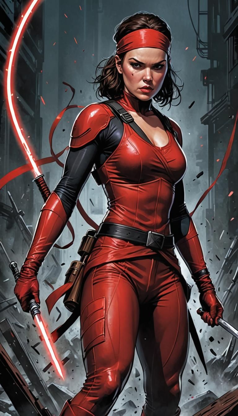 Elektra Natchios: Ninja Anti-Heroine in Comic Book Art