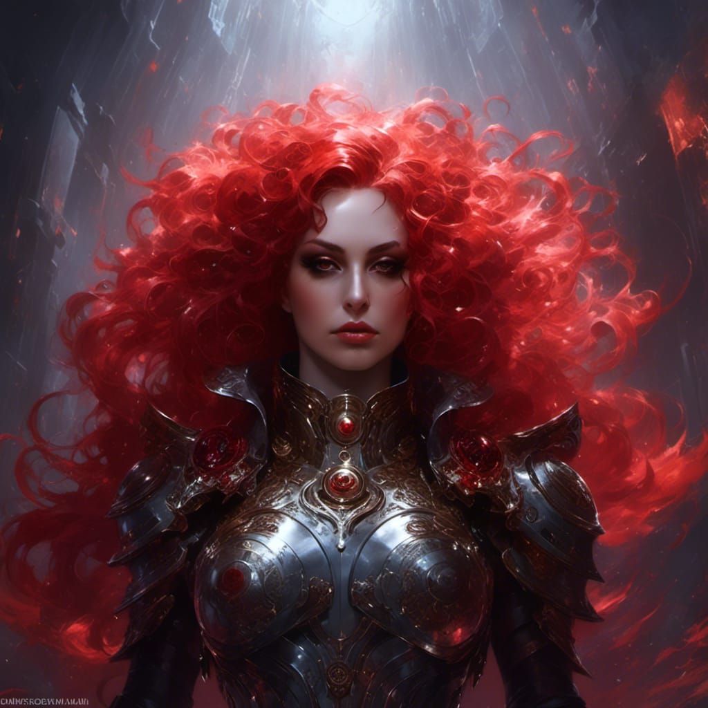 Adeptus Sororitas Portrait in Science Fiction Style