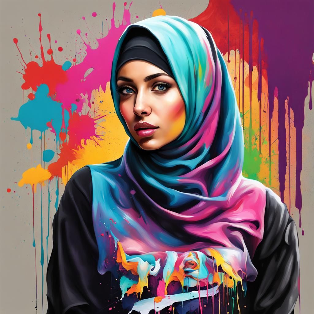 Beautiful young hijabi woman