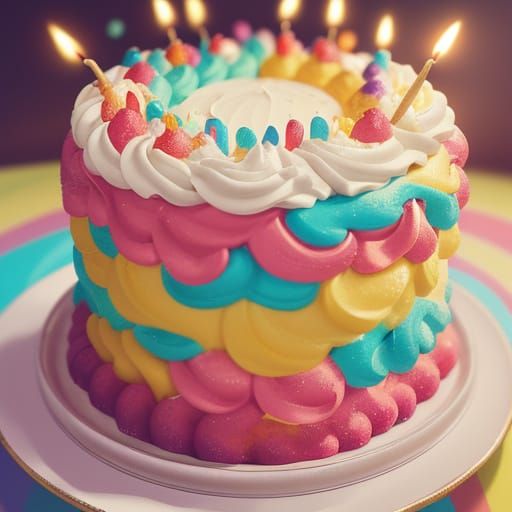 Celebratory Sweet Sixteen Birthday Cake with a Twist