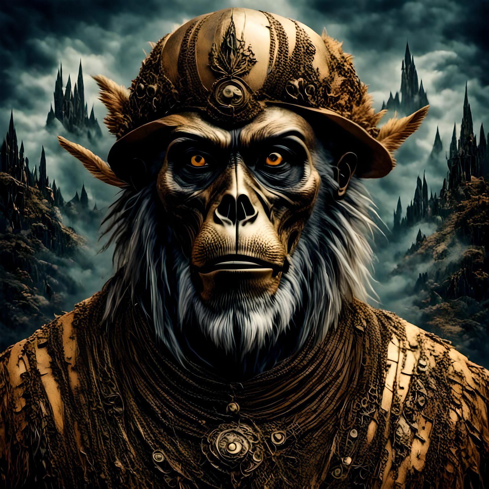 Hyperrealistic Hybrid Creatures Concept Art