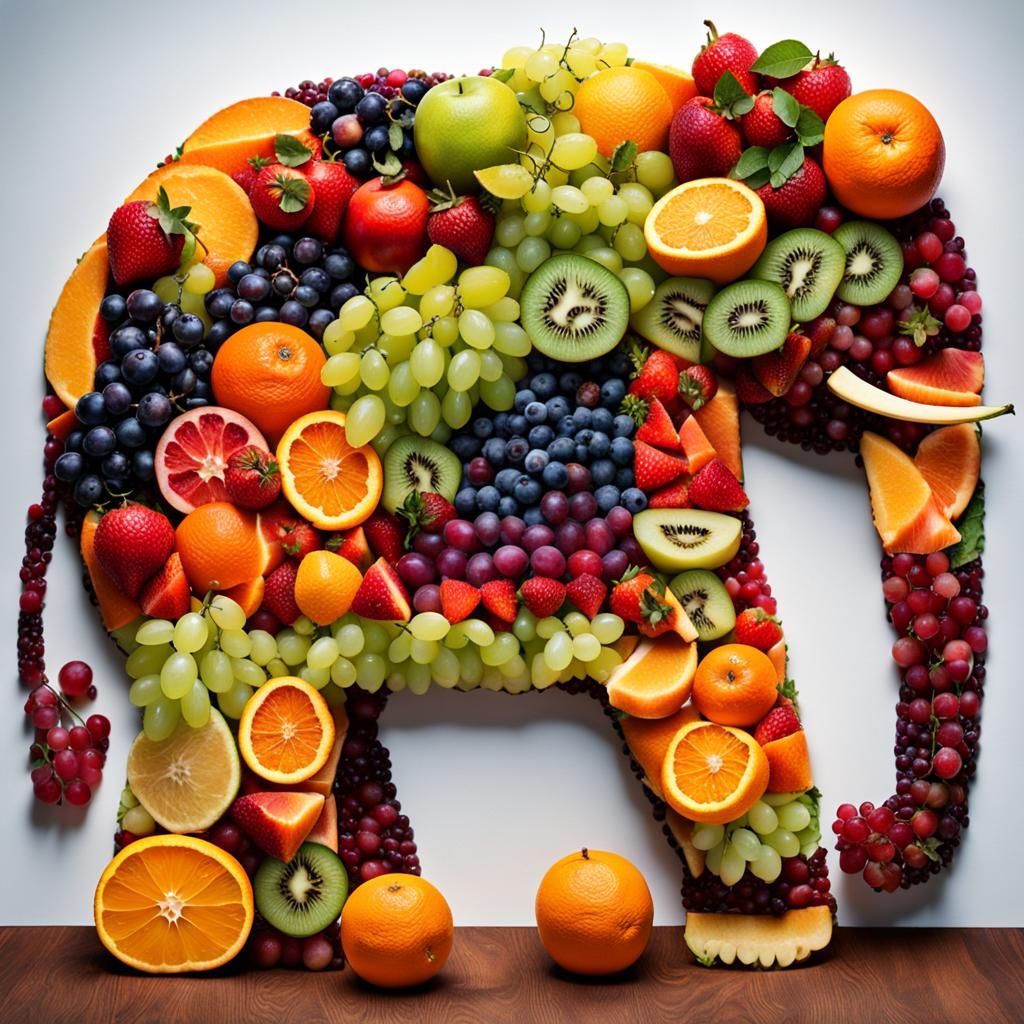 fruit collage