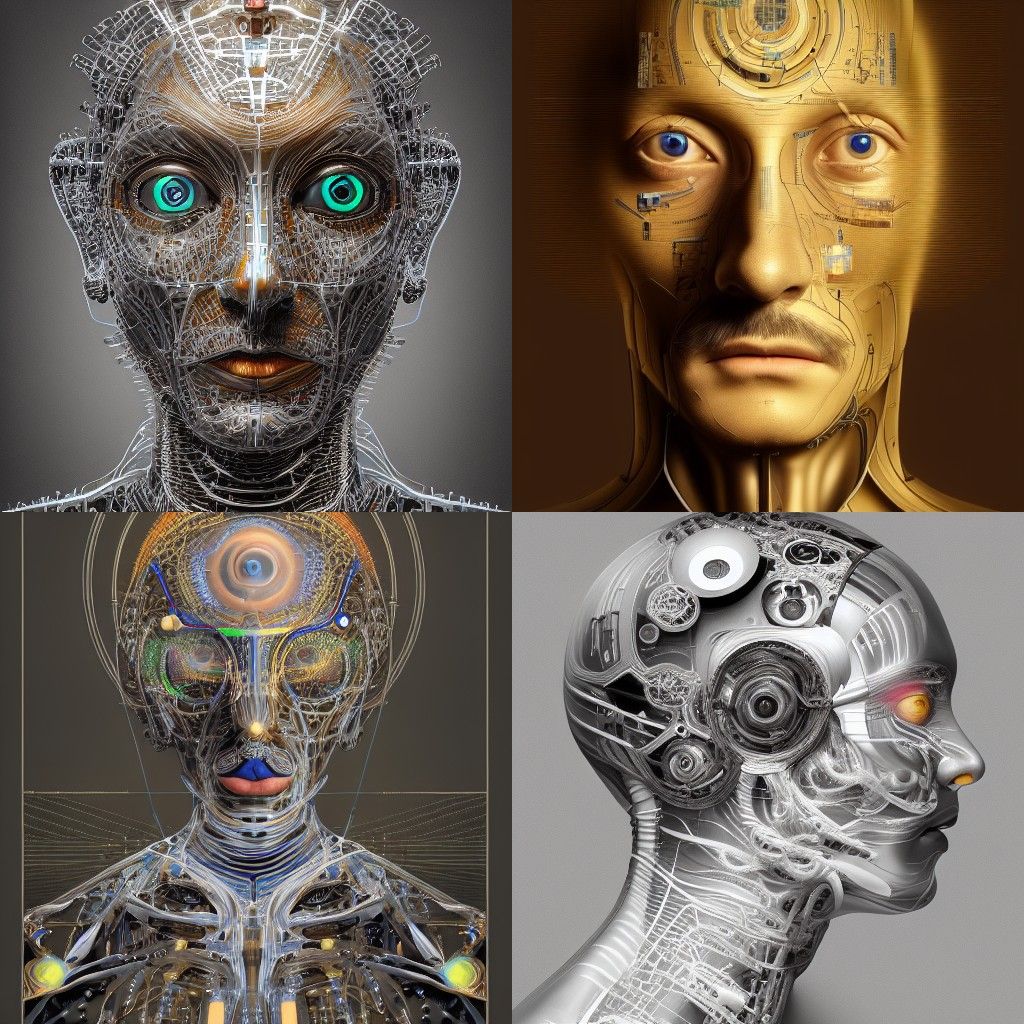 AI Dominance: A Surreal Digital Painting