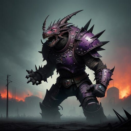 Battle-Hardened Gridiron Warriors Clash in Bloody Arena