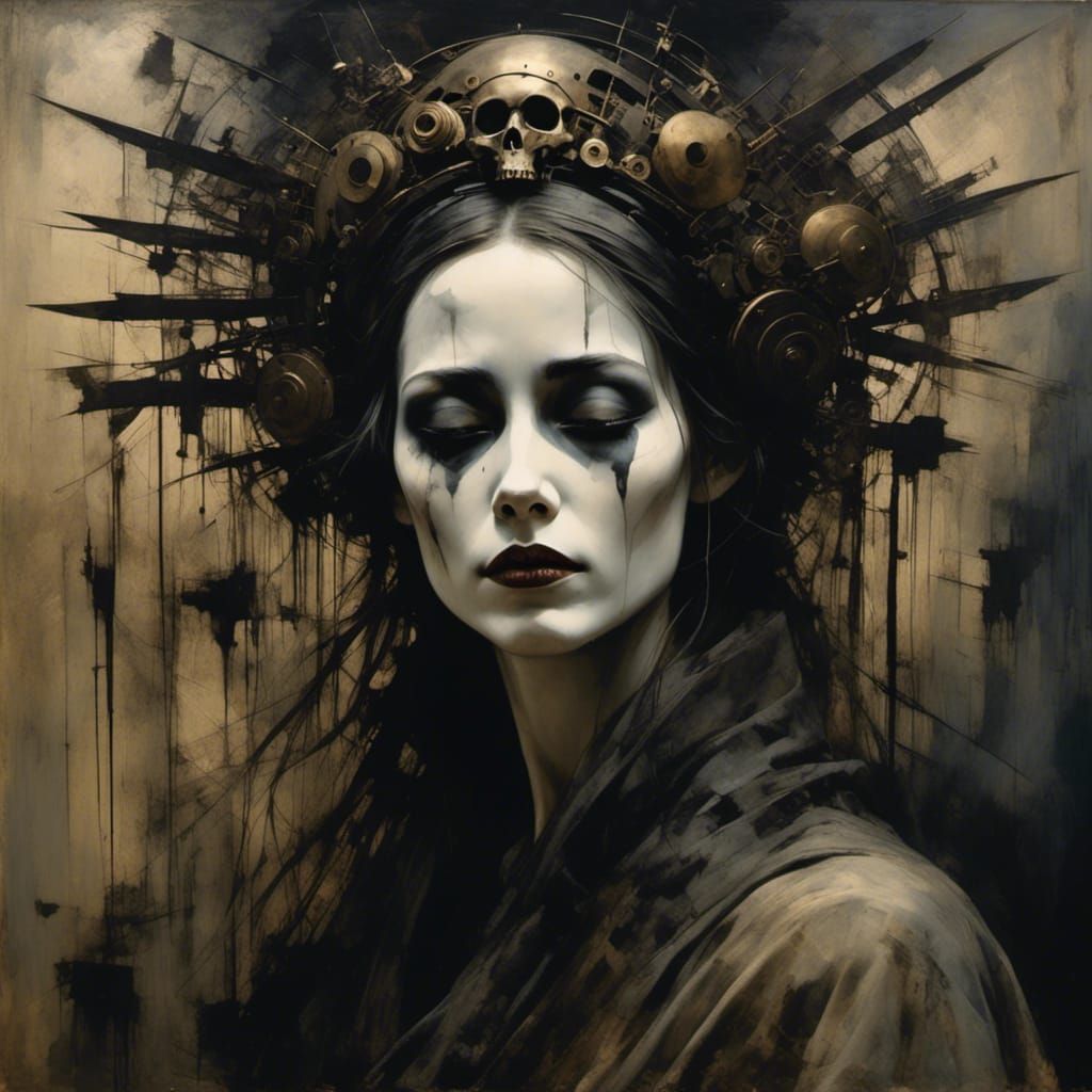 Siren of Jamestown in Digital Art Style