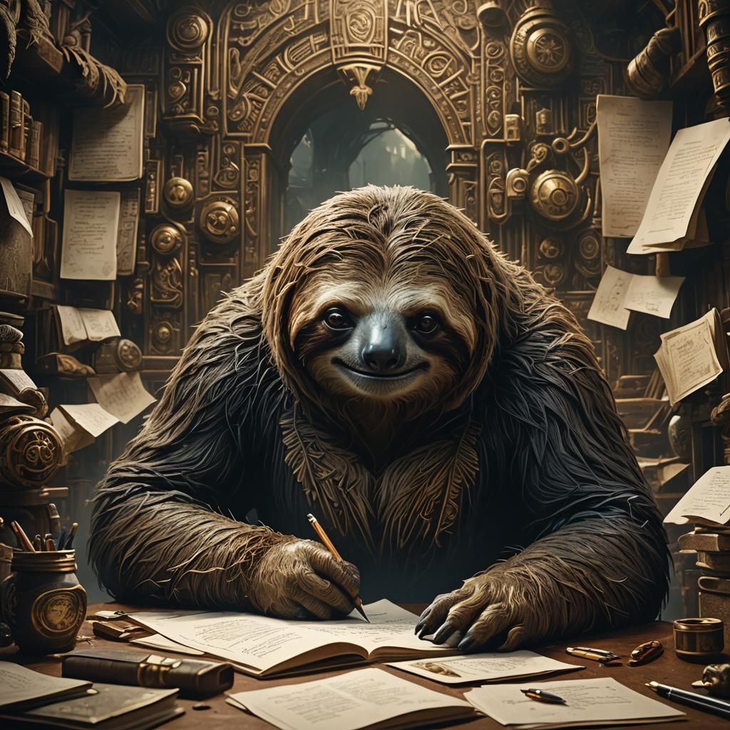 Sloth Writes Master Thesis: Digital Matte Painting