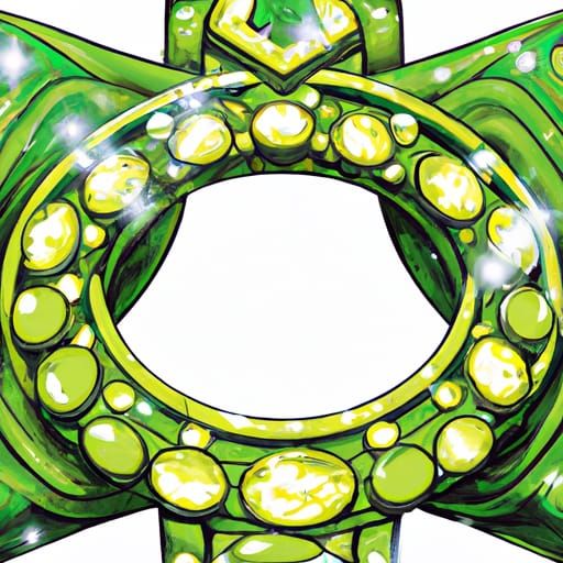 Diamond Omnitrix Gauntlet Ring in Comix Style
