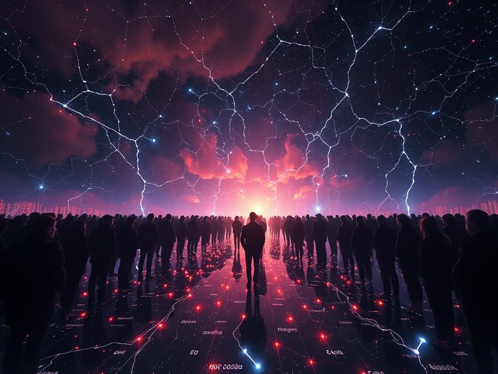 People Vanish Into Event Horizon With Molecular Network