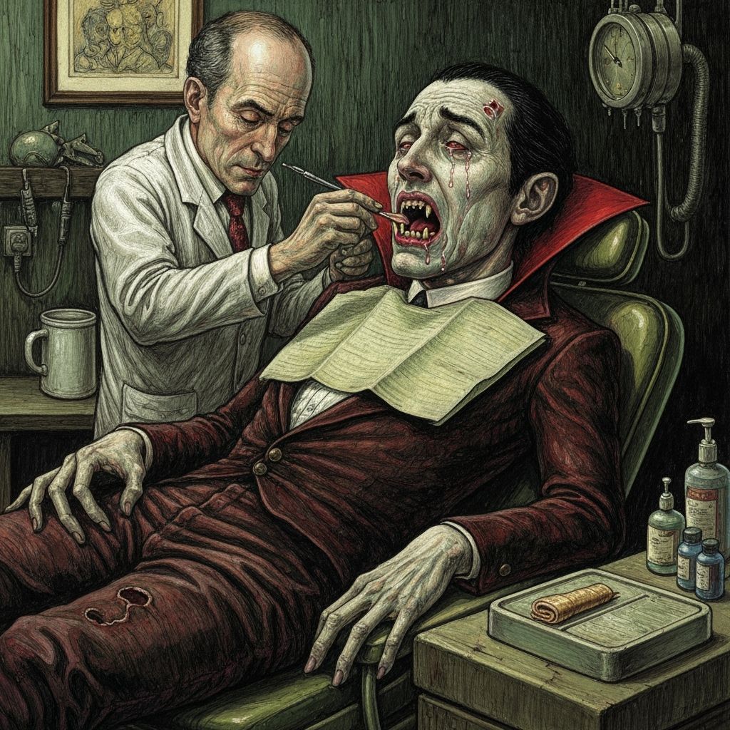 Vampire's Toffee Nightmare in Bromoil Style