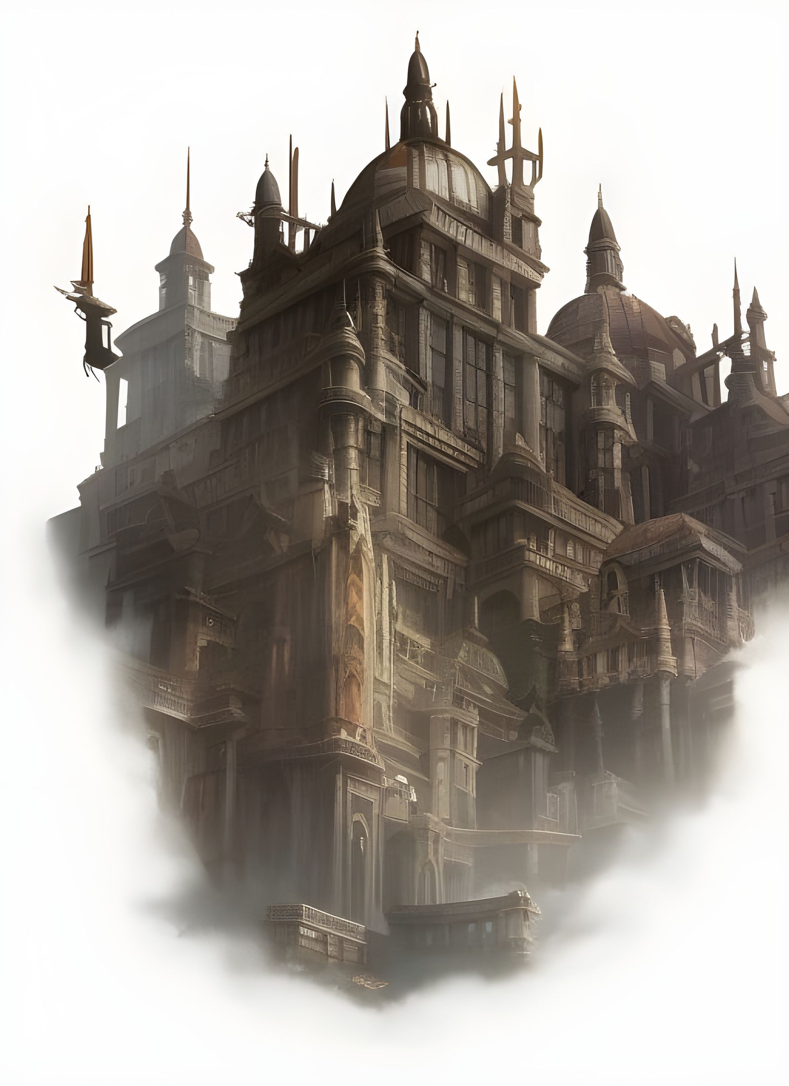 Epic Castle in the Sky: Digital Matte Painting