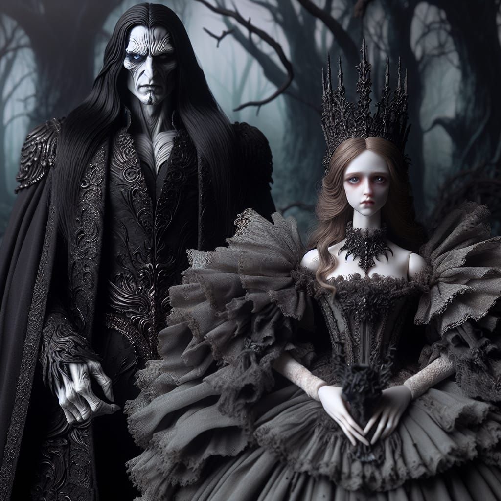 Mysterious Underworld Ruler with Unsettling Bride