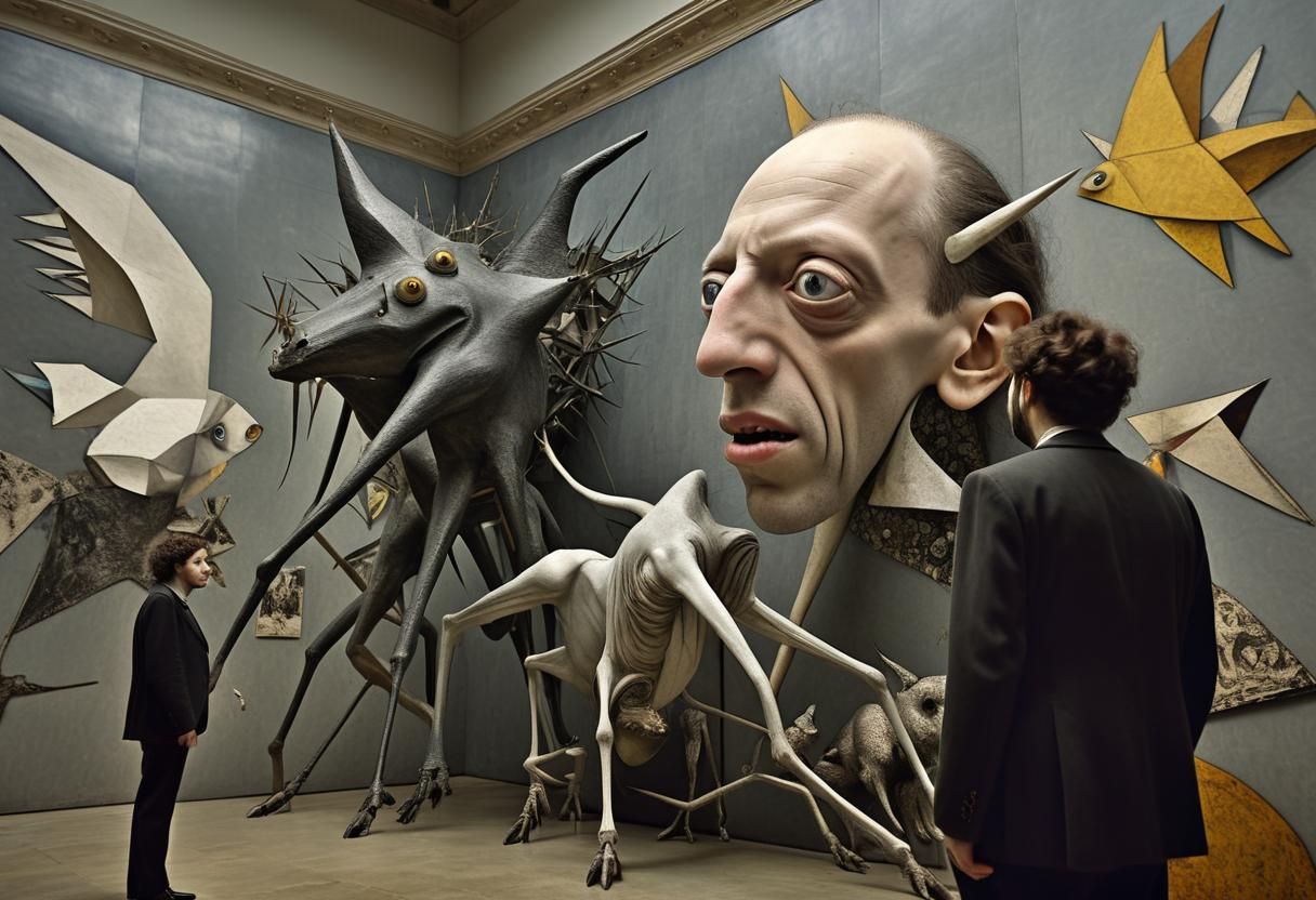Guernica Characters Alive: Hyperrealistic Museum Photography