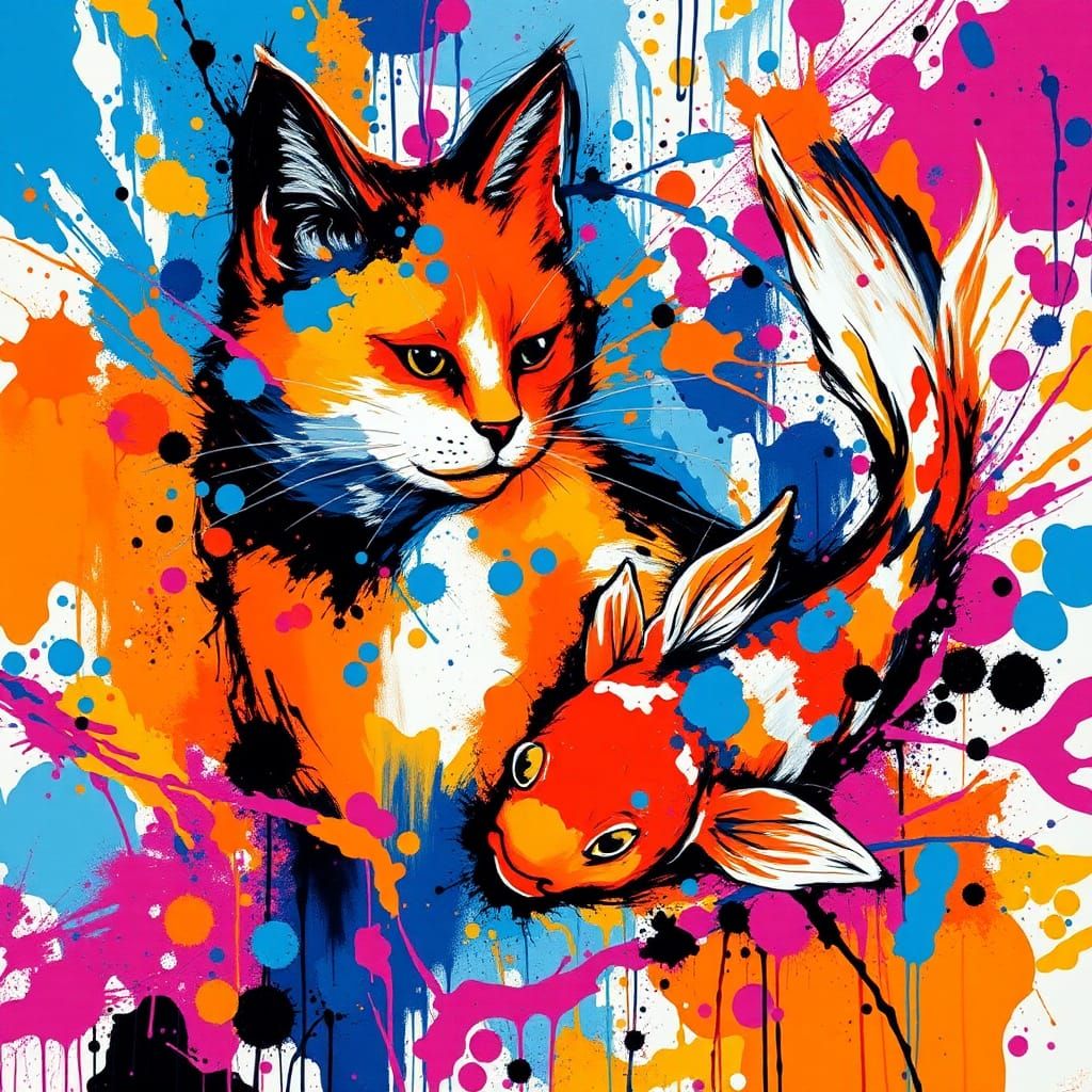 cat-koi splash