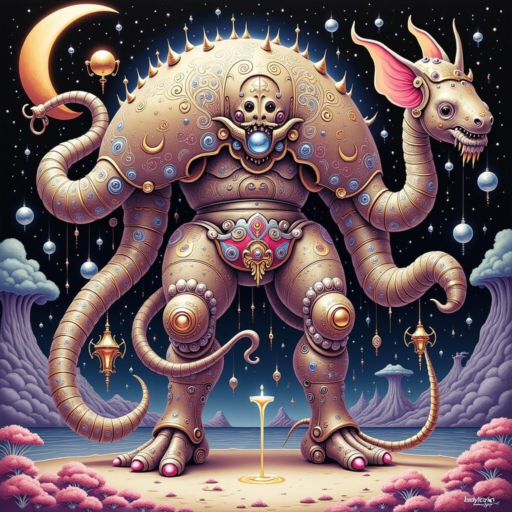 Biomechanical Abomination Emerges: Junji Ito Style