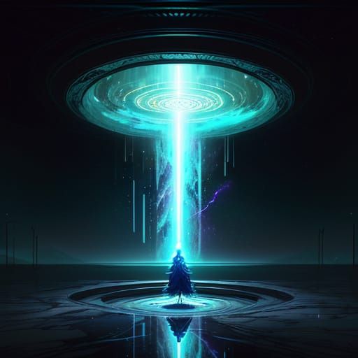 Ethereal Beauty in Celestial Light