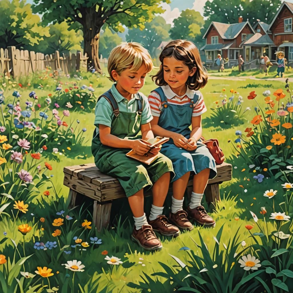 AI Image of Childhood Concept