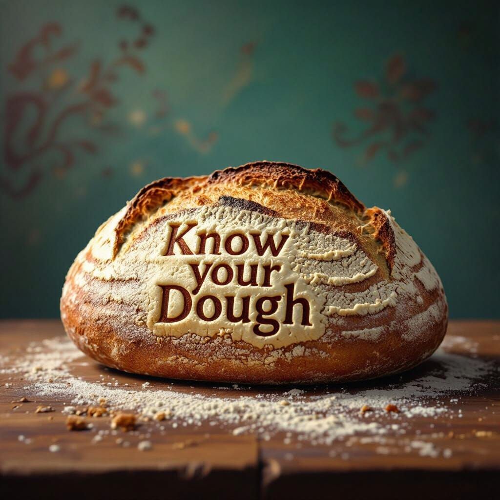 Fresh Sourdough Loaf in Fantasy Concept Art