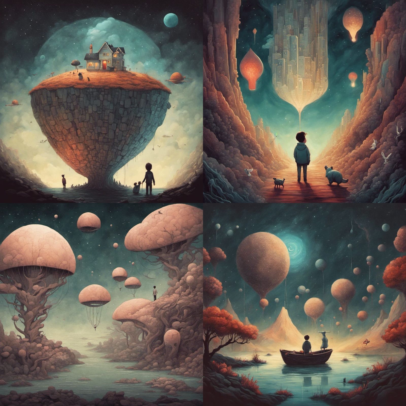 Surreal Digital Art Inspired by Masters