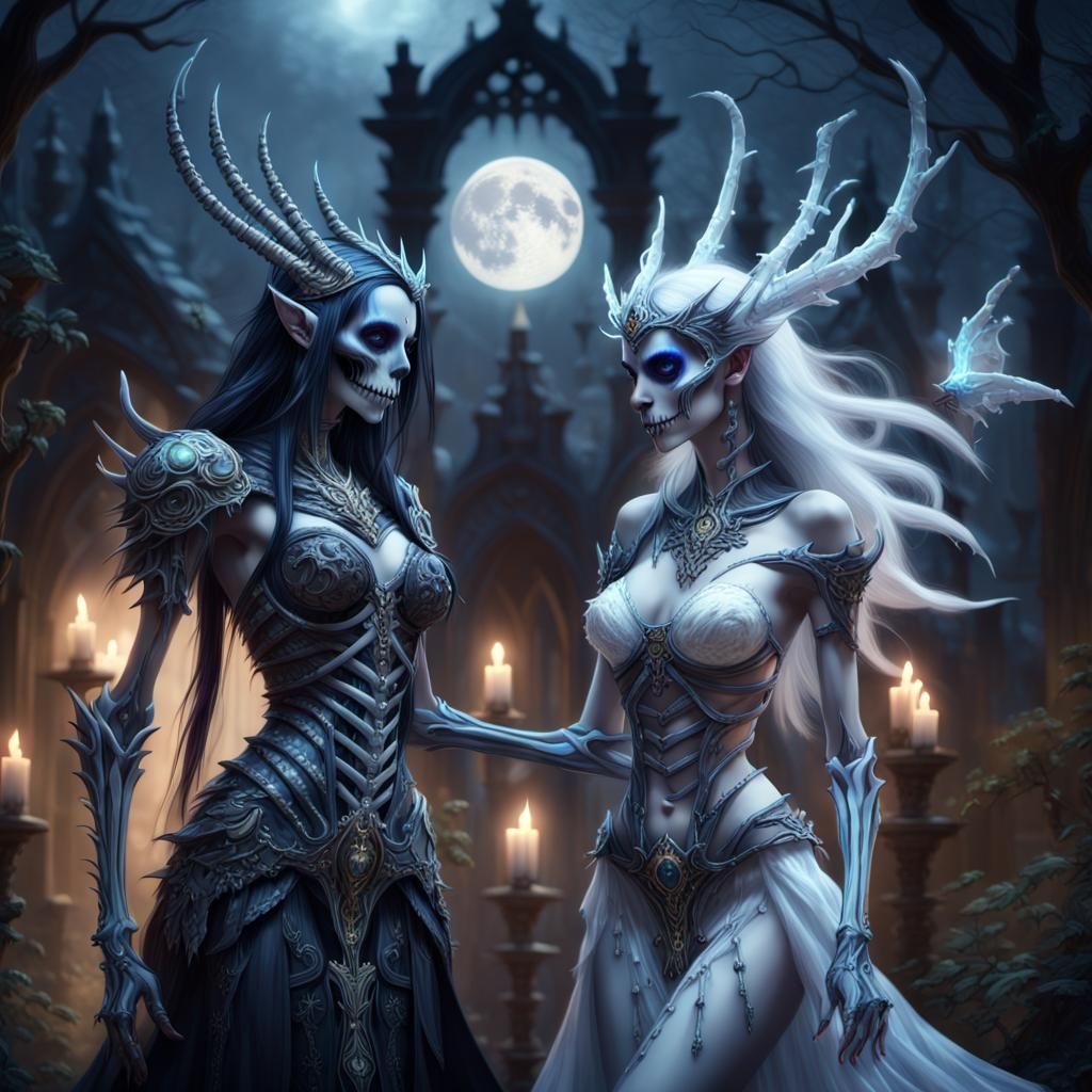 Night Elf Queen Skeleton and Banshee Dance