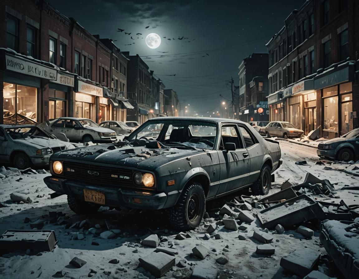 Epic Post-Apocalyptic Winter Landscape