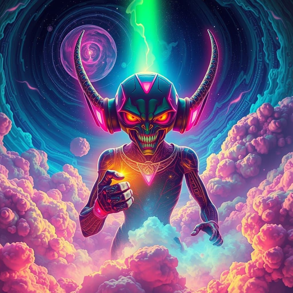 Krell in Neon Galaxy with C4: Dreamlike Acid Jazz