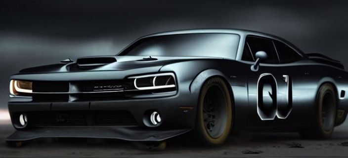2024 Dodge Charger Daytona: Epic Digital Painting