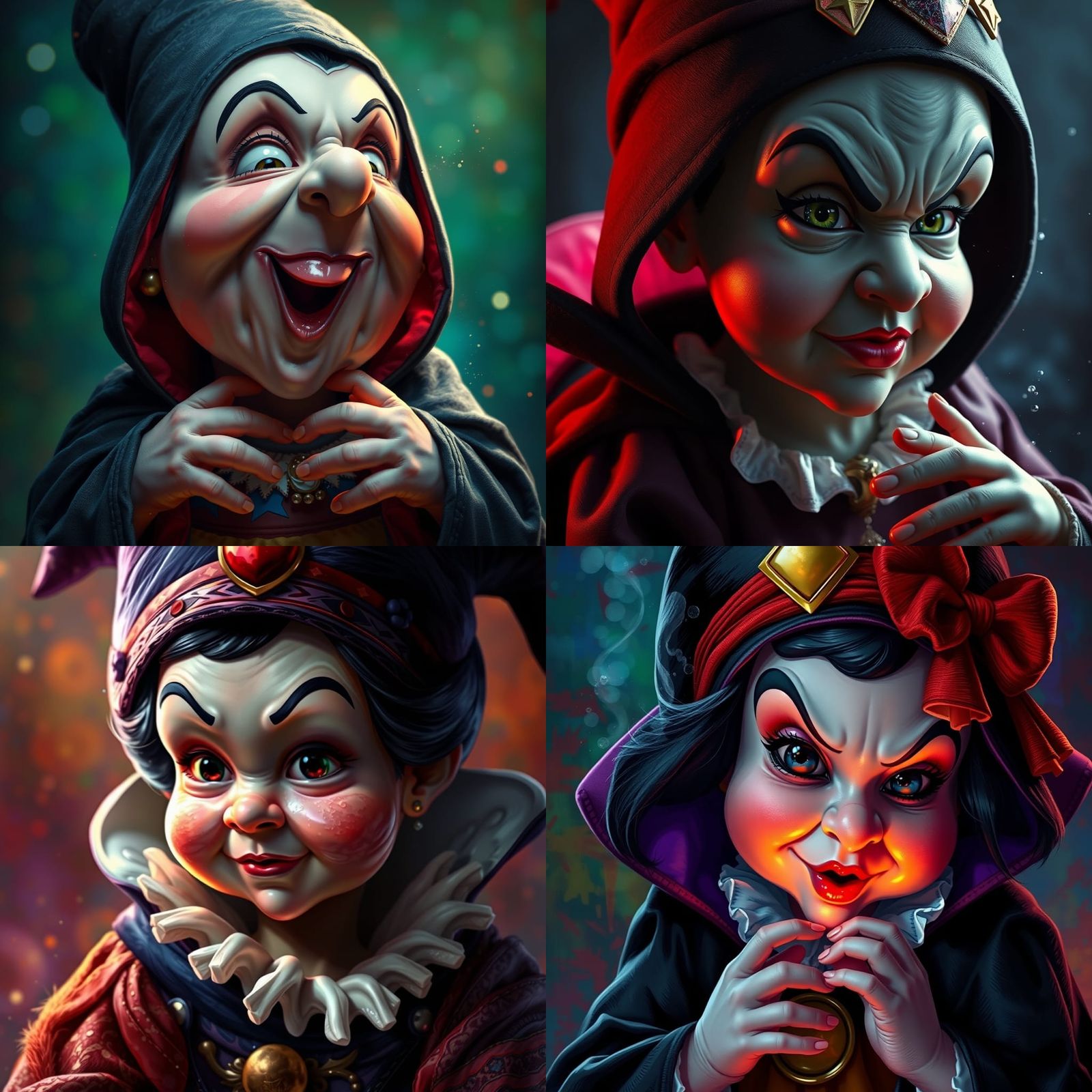 Evil Witch From Snow White as Baby