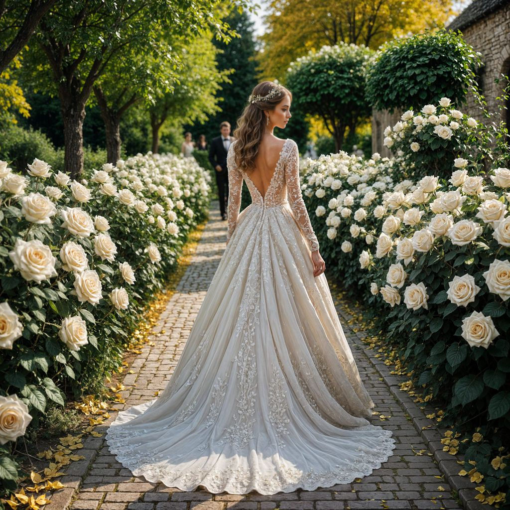 Ethereal Bride in a Fairy-Tale World of Glitter and Gold